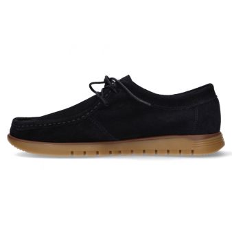 Chaussure Wallabi en suède marine