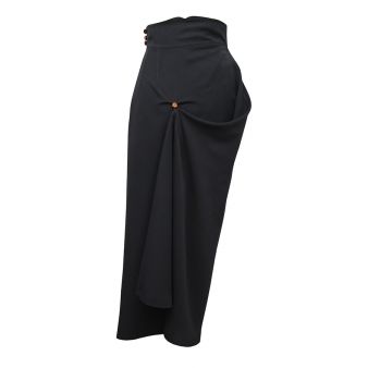 Black safety rider skirt