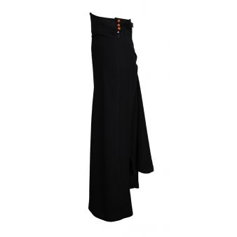 Black safety rider skirt