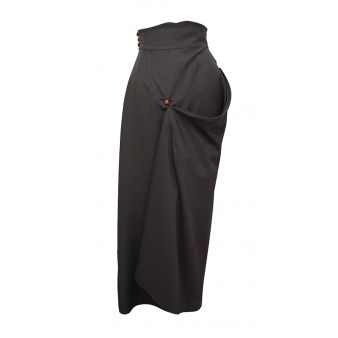 Brown safety rider skirt