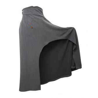 Falda de amazona seguridad gris