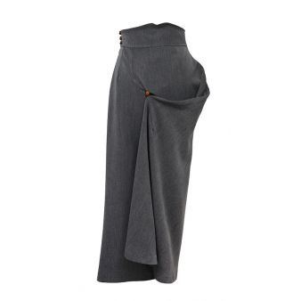 Grey safety rider skirt
