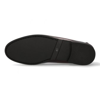 Mocassin avec antifaz bordeaux