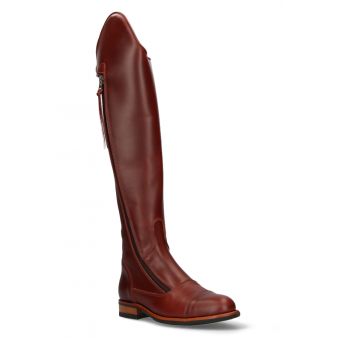 Botte d'équitation en cuir avec fermeture éclair élastique Valverde del Camino