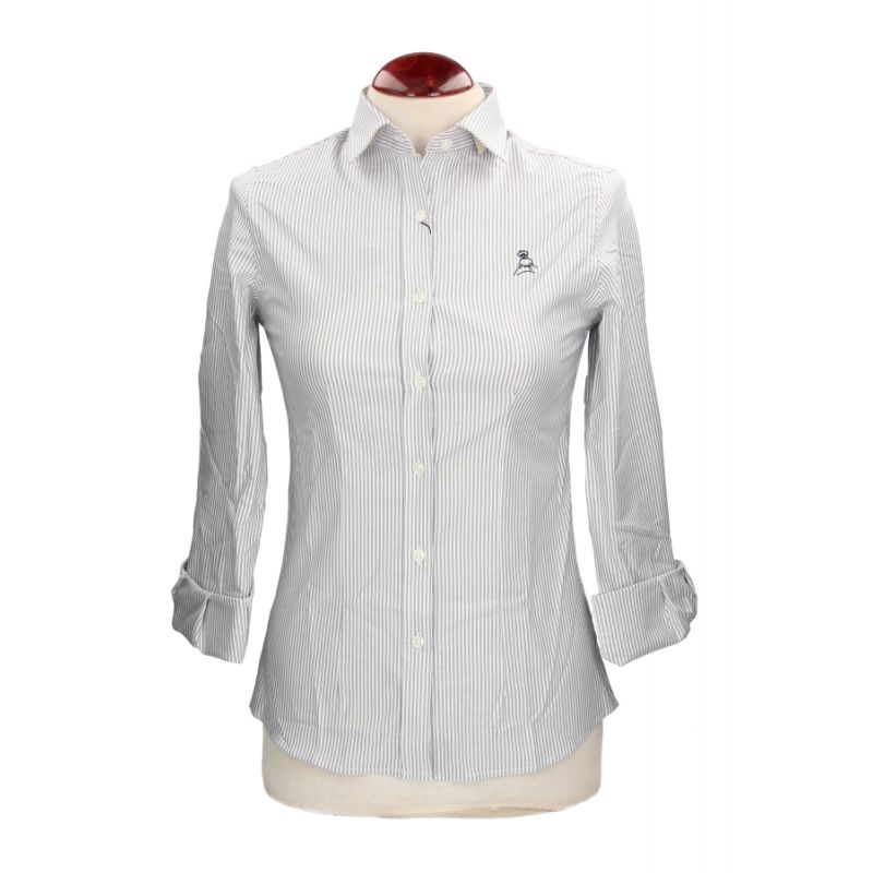 Camisa mulher listra azul