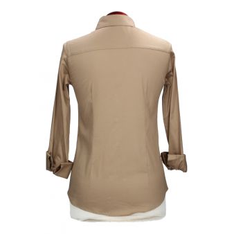 Camisa mulher caramelo