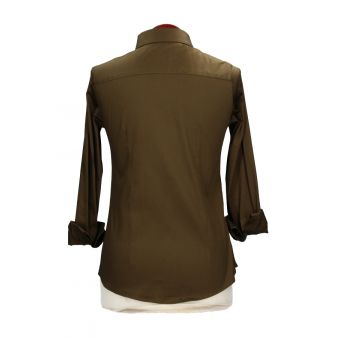 Camisa mulher caqui