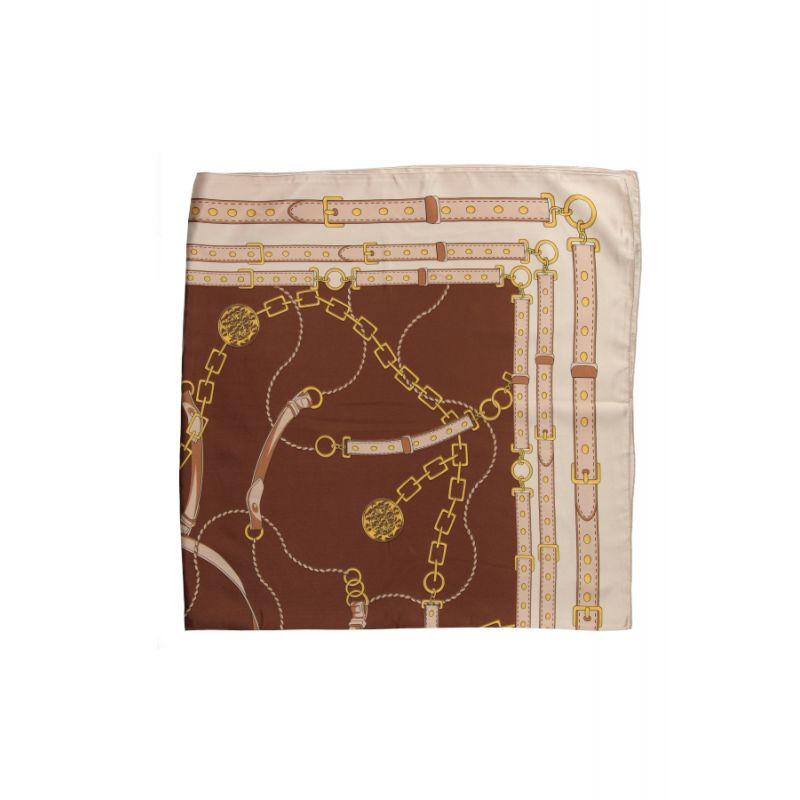 Foulard chaines marron