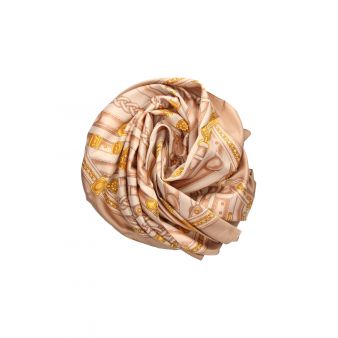 Foulard chaines beige