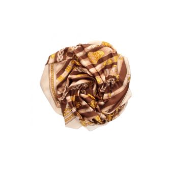Foulard marron vaquero