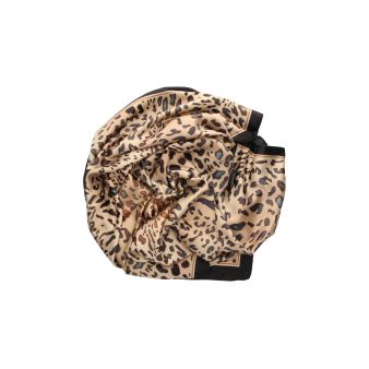 Foulard imprimé animal noir