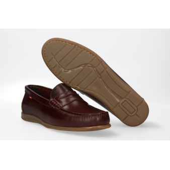 Mocassim com antifaz couro