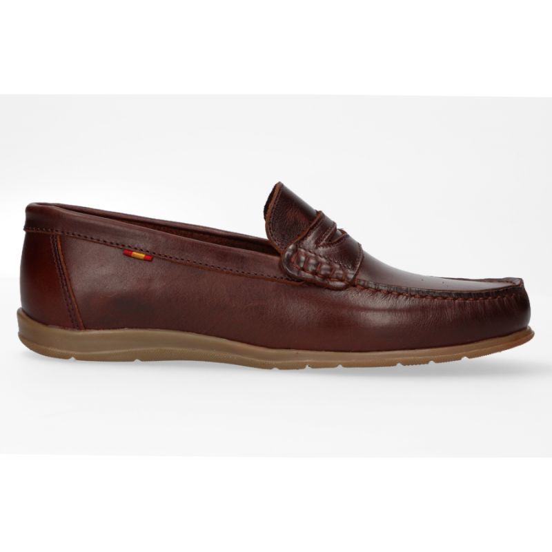 Mocassim com antifaz couro