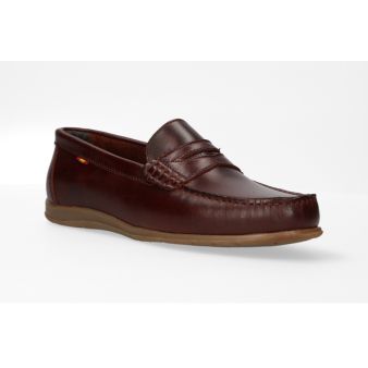 Mocassim com antifaz couro