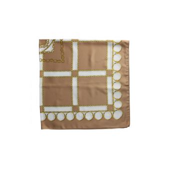 Foulard chaines marron