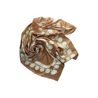 Foulard chaines marron
