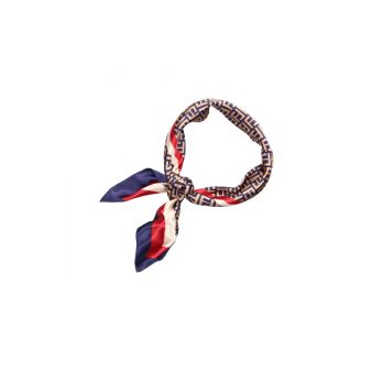 Foulard orné bleu