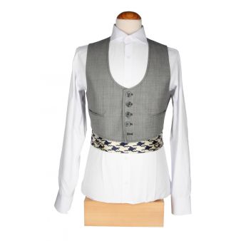 Veste et gilet gris