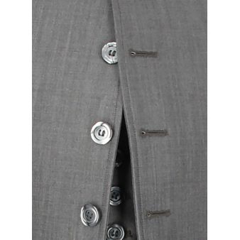 Veste et gilet gris moyen