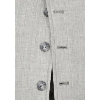 Veste et gilet gris en filature fine