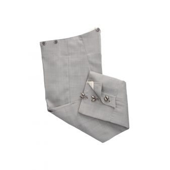 Traje campero infantil Paris azul-calcinha cinza