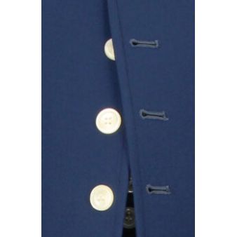 Traje campero infantil Paris azul-calcinha cinza