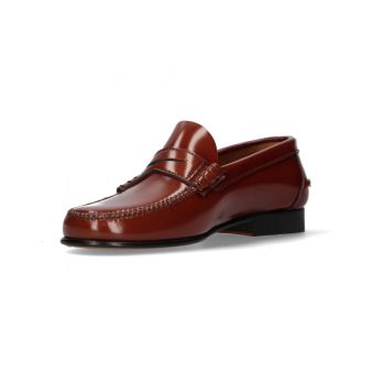 Mocassin avec antifaz en cuir
