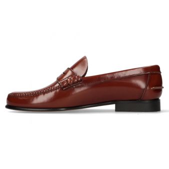 Mocassin avec antifaz en cuir