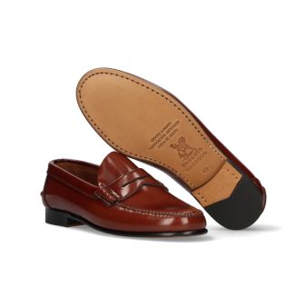 Mocassin avec antifaz en cuir