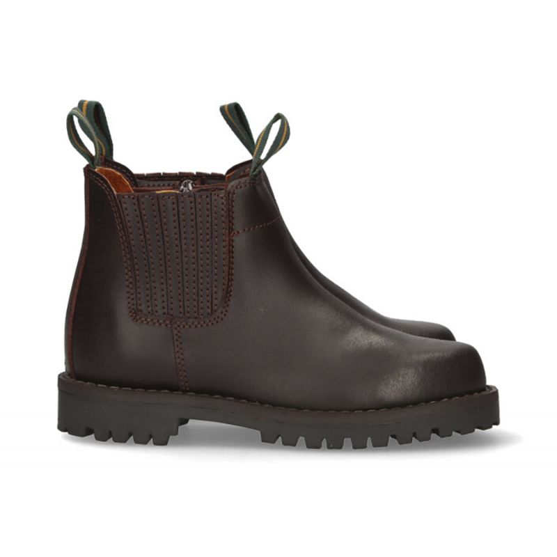Boy's short boot with rubber sole with zipper Valverde del Camino