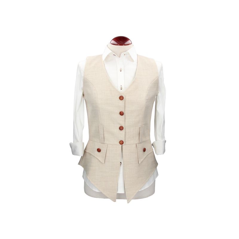 Gilet Diana ivoire