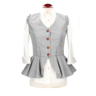 Gilet Creta gris