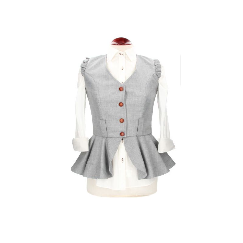 Gilet Creta gris