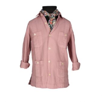 Camisa Cubana infantil telha
