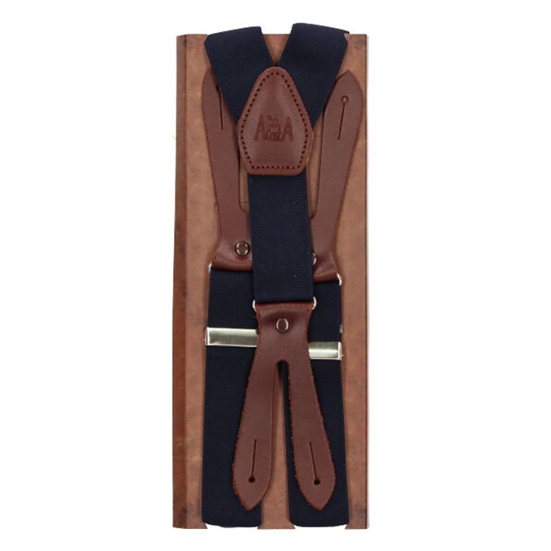 Plain blueelastic braces 30 mm