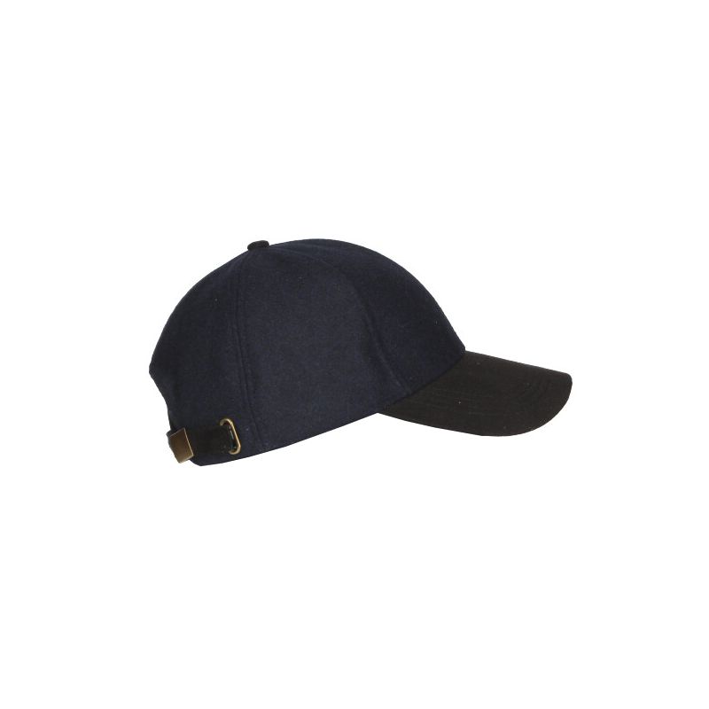 Casquette de baseball bleue et noire