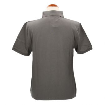 Polo de algodão em carvão