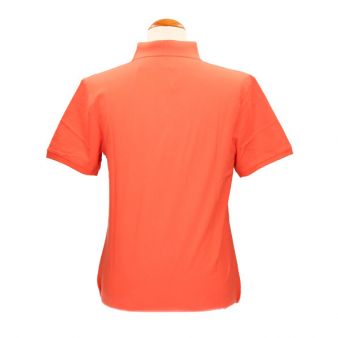 Polo de algodão em laranja