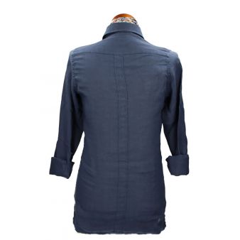 Camisa Cubana marino
