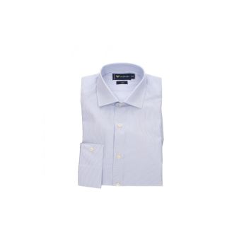 Chemise mille rayures bleu...
