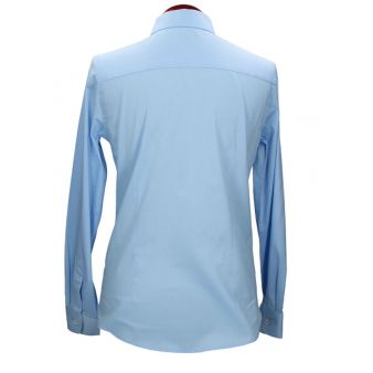 Camisa de mulher celeste