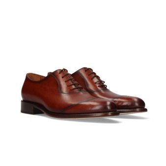 Chaussure anglaise en cuir fleur naturel Valverde del Camino