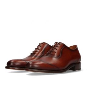 Chaussure anglaise en cuir fleur naturel Valverde del Camino