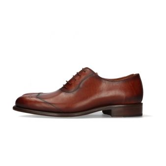 Chaussure anglaise en cuir fleur naturel Valverde del Camino