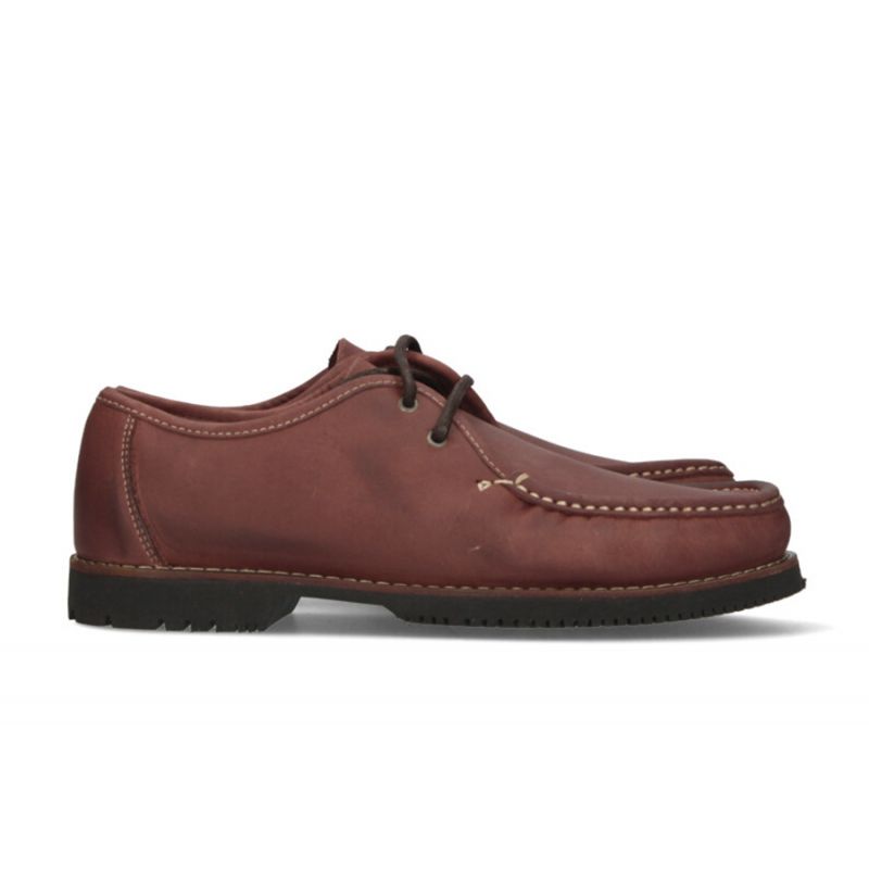 Chaussure à lacets bordeaux
