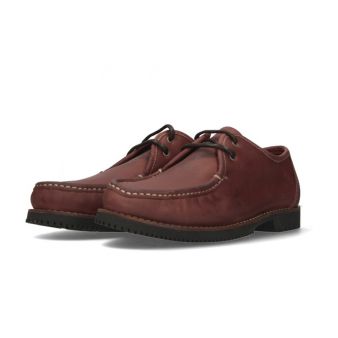 Chaussure à lacets bordeaux