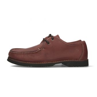 Chaussure à lacets bordeaux