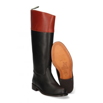 Botte d'équitation de cocher noire Valverde del Camino