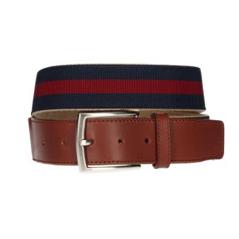 Blue-red-blue canvas belt