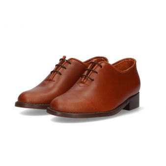 English style boy's shoe for aged leather gaiter